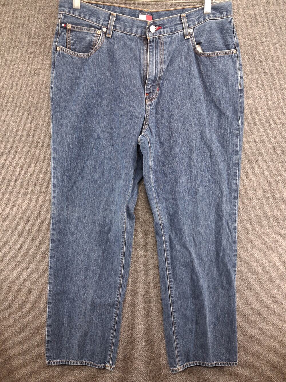 Vintage Tommy Jeans Mens 36x32 Made In Mexico Y2K